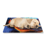 Colorful Horse Painting Print Pet Cooling Mat Cover