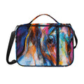 Colorful Horse Painting Print Shoulder Strap Bible Bag