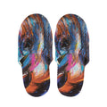 Colorful Horse Painting Print Slippers
