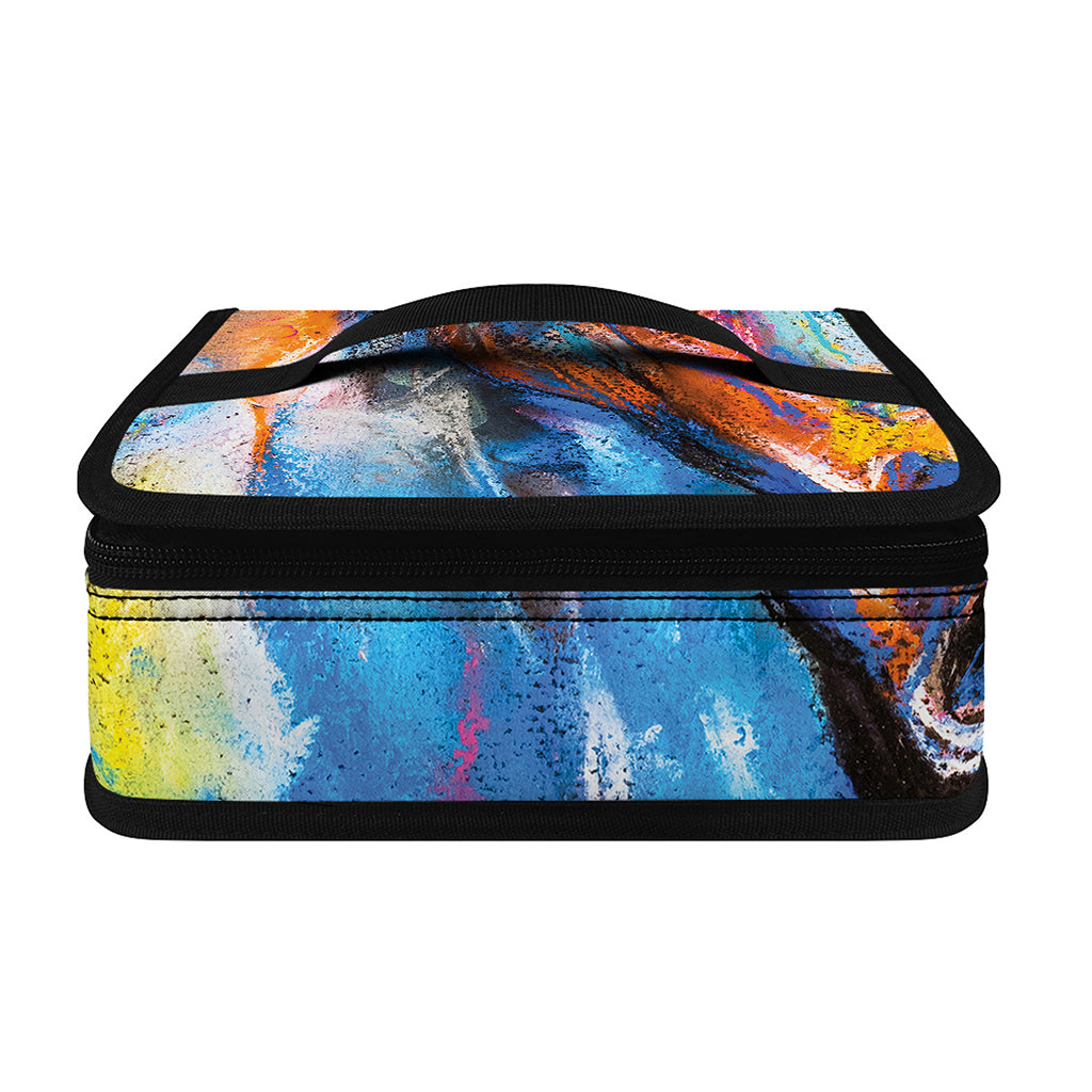 Colorful Horse Painting Print Small Lunch Bag