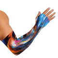 Colorful Horse Painting Print Sun Protection Arm Sleeves