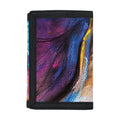 Colorful Horse Painting Print Trifold Wallet