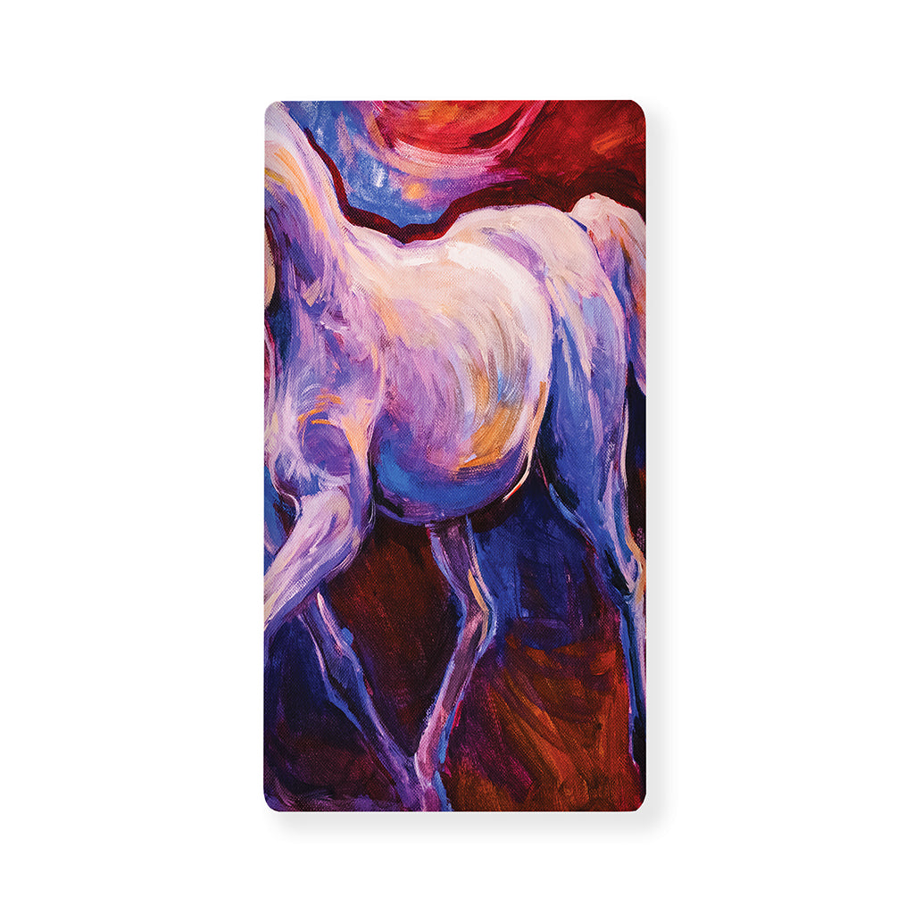 Colorful Horse Portrait Print Baby Crib Sheet