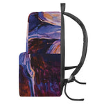 Colorful Horse Portrait Print Backpack