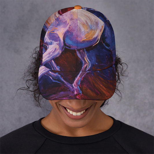 Colorful Horse Portrait Print Baseball Cap
