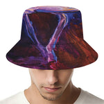 Colorful Horse Portrait Print Bucket Hat