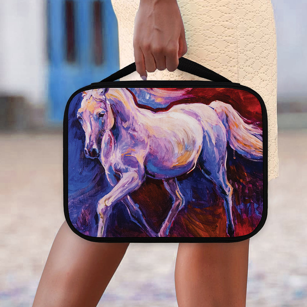Colorful Horse Portrait Print Classic Bible Case