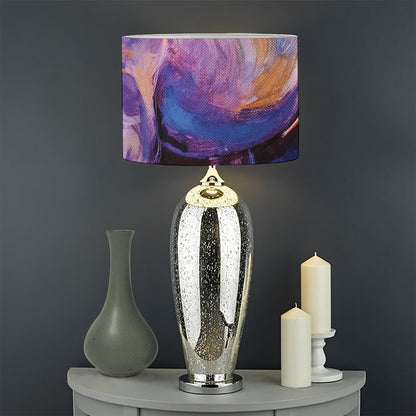 Colorful Horse Portrait Print Drum Lamp Shade
