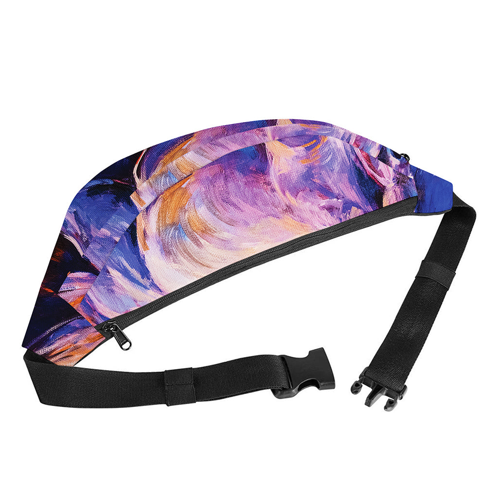Colorful Horse Portrait Print Fanny Pack
