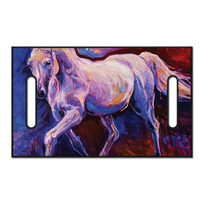 Colorful Horse Portrait Print Golf Cart Seat Cover