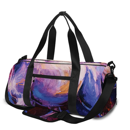 Colorful Horse Portrait Print Gym Bag