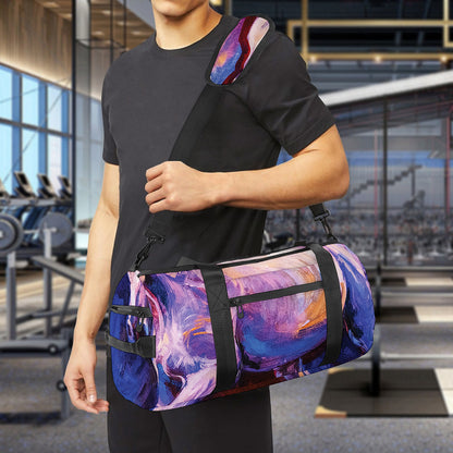 Colorful Horse Portrait Print Gym Bag