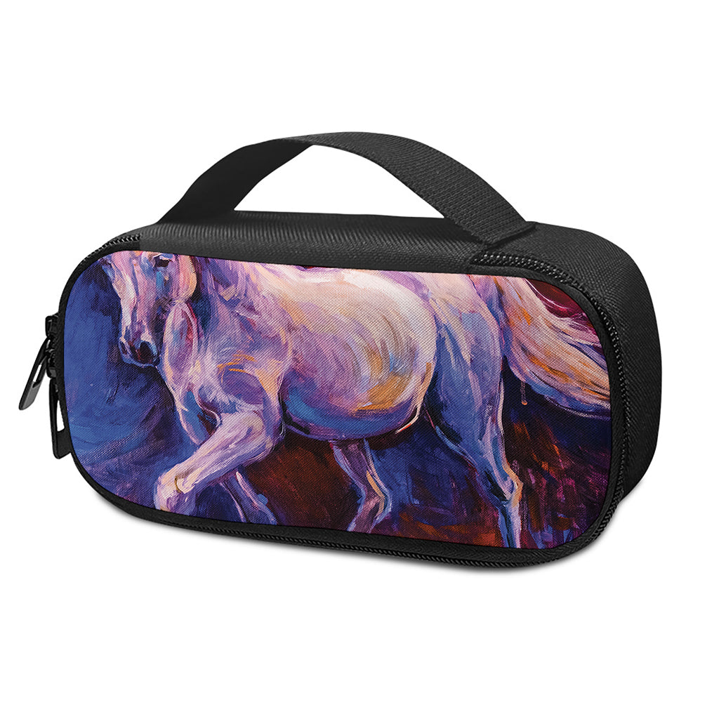 Colorful Horse Portrait Print Insulin Cooler Travel Case