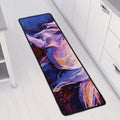 Colorful Horse Portrait Print Long Kitchen Mat