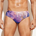 Colorful Horse Portrait Print Men's Swim Briefs
