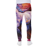 Colorful Horse Portrait Print Scuba Joggers