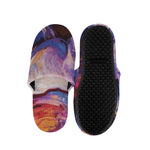 Colorful Horse Portrait Print Slippers