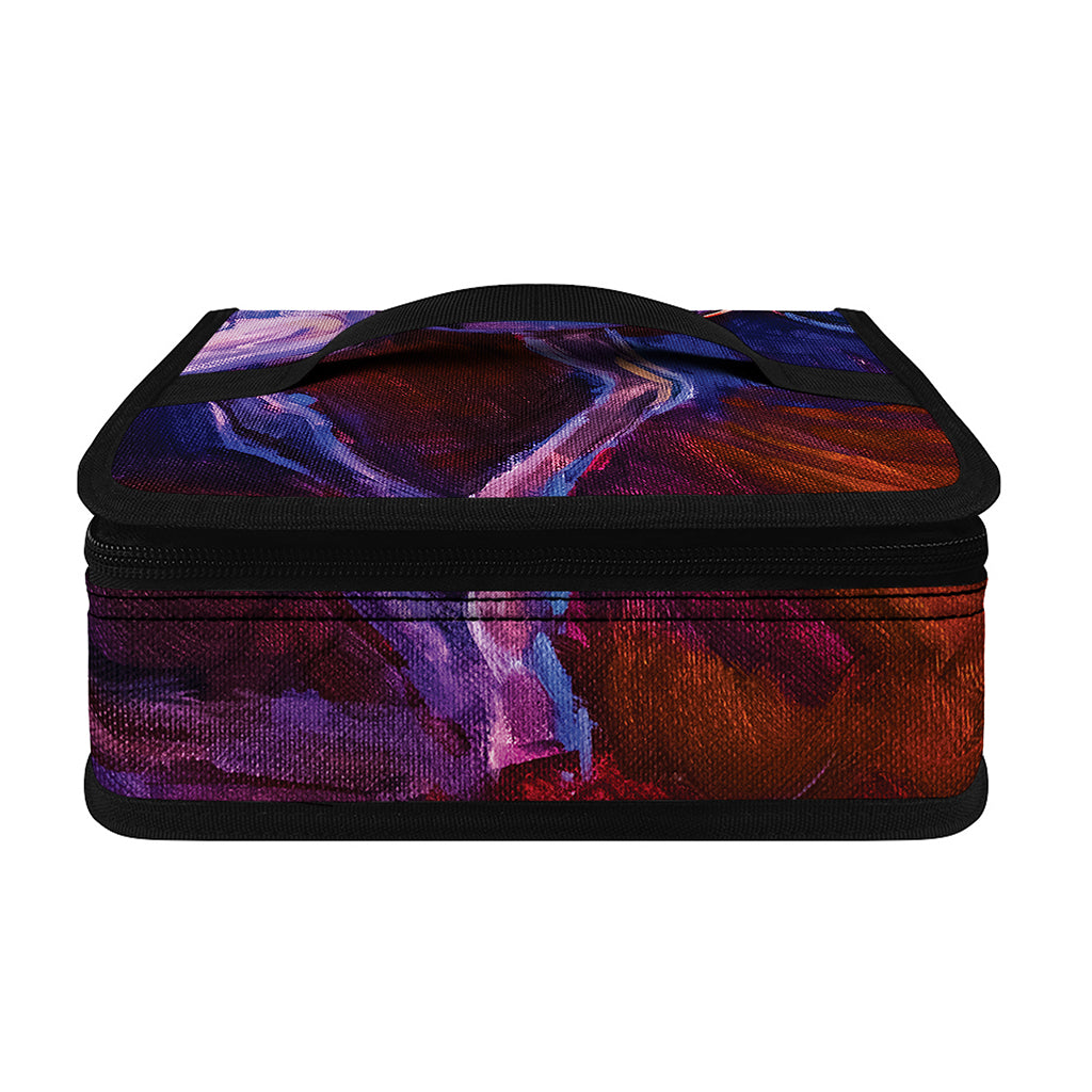 Colorful Horse Portrait Print Small Lunch Bag