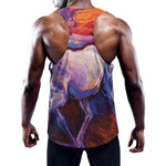 Colorful Horse Portrait Print Training Tank Top
