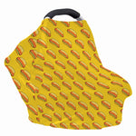 Colorful Hot Dog Pattern Print Baby Seat Cover