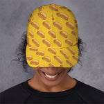 Colorful Hot Dog Pattern Print Baseball Cap