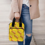 Colorful Hot Dog Pattern Print Bible Tote Bag