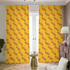 Colorful Hot Dog Pattern Print Blackout Pencil Pleat Curtains