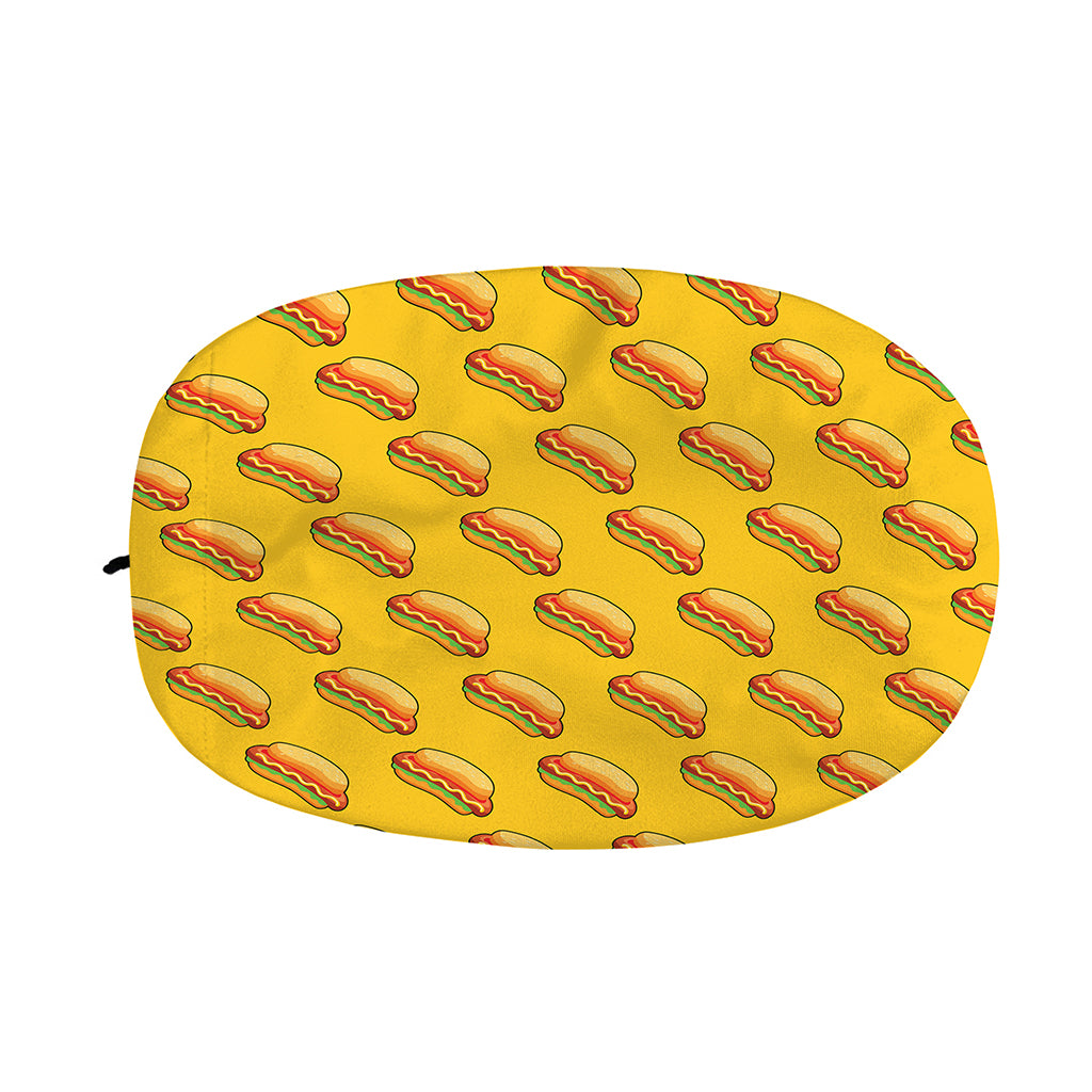Colorful Hot Dog Pattern Print Car Side Mirror Covers
