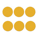 Colorful Hot Dog Pattern Print Coaster Set