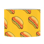 Colorful Hot Dog Pattern Print Drum Lamp Shade
