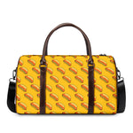 Colorful Hot Dog Pattern Print Duffle Bag