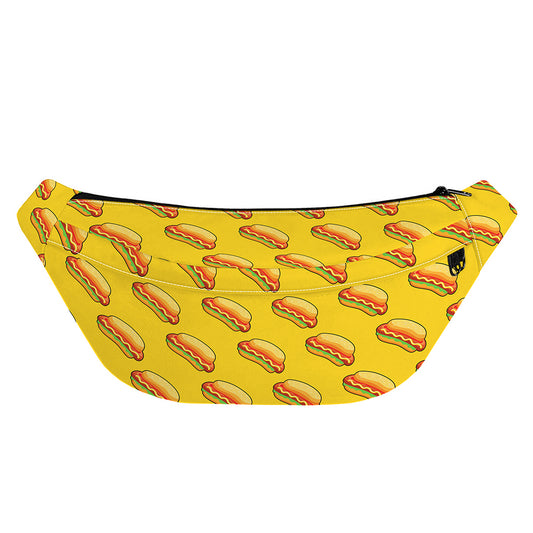 Colorful Hot Dog Pattern Print Fanny Pack