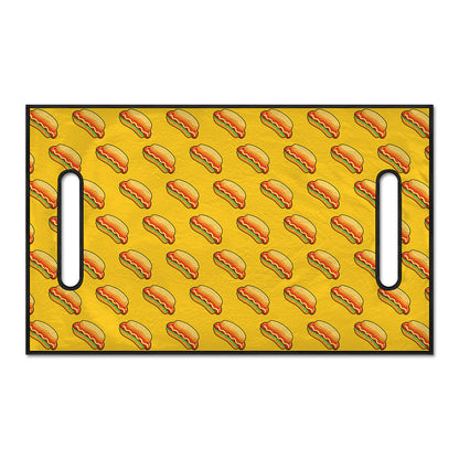 Colorful Hot Dog Pattern Print Golf Cart Seat Cover