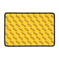 Colorful Hot Dog Pattern Print Kitchen Mat