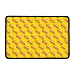 Colorful Hot Dog Pattern Print Kitchen Mat