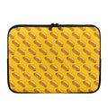Colorful Hot Dog Pattern Print Laptop Sleeve