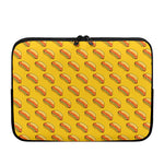 Colorful Hot Dog Pattern Print Laptop Sleeve