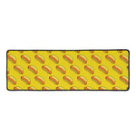 Colorful Hot Dog Pattern Print Long Kitchen Mat