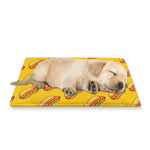 Colorful Hot Dog Pattern Print Pet Cooling Mat Cover