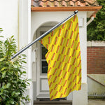 Colorful Hot Dog Pattern Print Polyester Flag