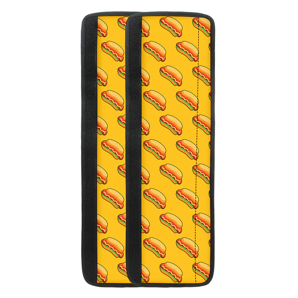 Colorful Hot Dog Pattern Print Refrigerator Handle Covers