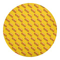Colorful Hot Dog Pattern Print Round Blanket