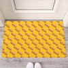 Colorful Hot Dog Pattern Print Rubber Doormat