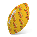Colorful Hot Dog Pattern Print Rugby Ball