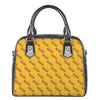 Colorful Hot Dog Pattern Print Shoulder Handbag