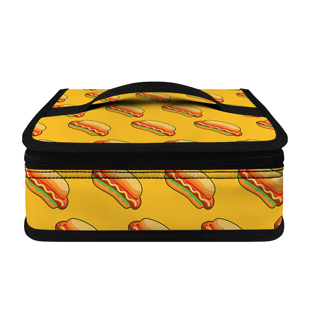 Colorful Hot Dog Pattern Print Small Lunch Bag