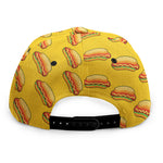 Colorful Hot Dog Pattern Print Snapback Cap