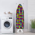 Colorful Houndstooth Pattern Print Ironing Board Cover