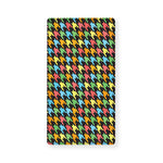 Colorful Houndstooth Print Baby Crib Sheet