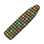 Colorful Houndstooth Print Ironing Board Cover